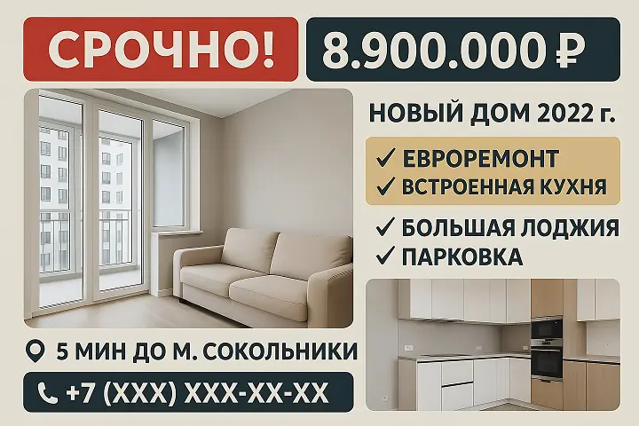 Create Infographics for Avito Ads