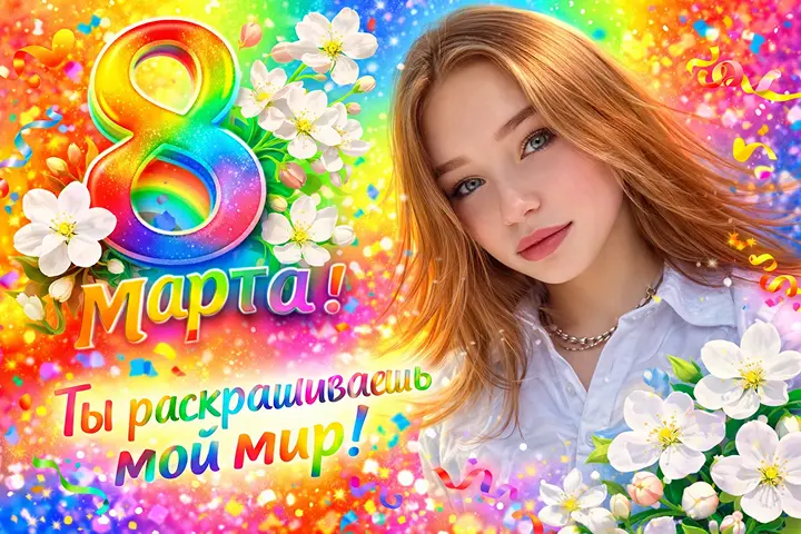 Create March 8 Card Online with AI